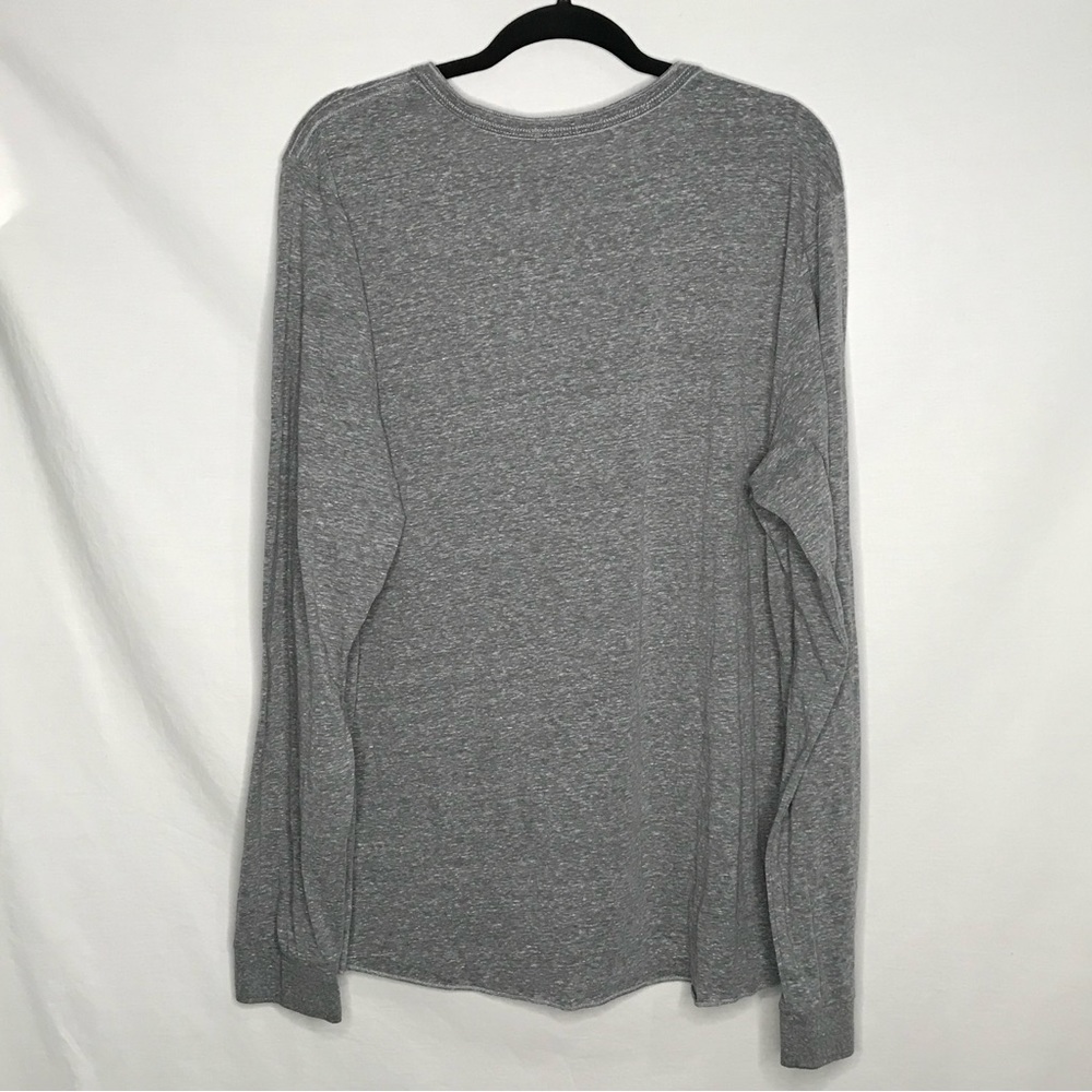 Marine Layer Respun 3 Button Solid Henley LS Shirt Men’s Sz XL Gray Organic EUC - Picture 7 of 7
